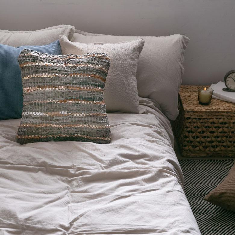 クッションカバー インド マルチカラー ボーダー Raha ラーハ 34488-gy |  | 15