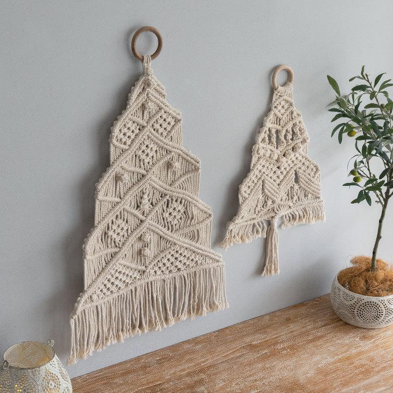 マクラメ ミニタペストリーツリー マクラメ ミニタペストリーツリー