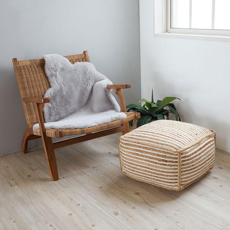 BUZZI SPACE スツール バジーキューブ フラット プフ オットマン