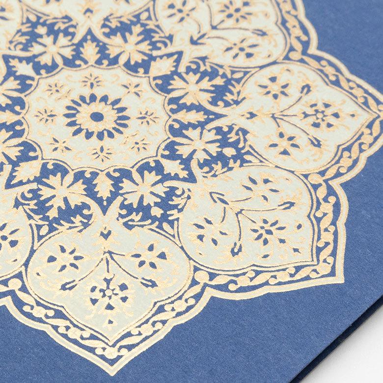 メール便対応 ギフトカード 八角形 曼荼羅柄 インド 見開き 2つ折り 正方形 12.7cm 34537 |  | 06