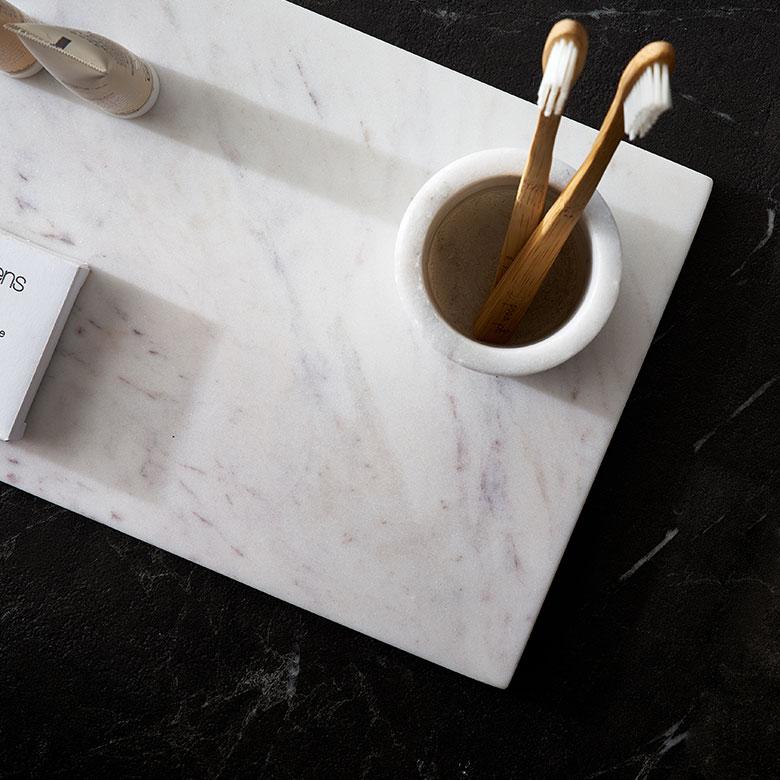 大理石 トレー プレート トレイ マーブル 天然石 インテリア
