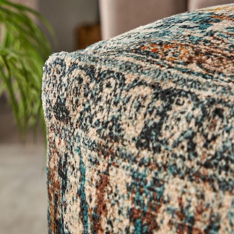 プフ クッション オットマン スツール オールドキリム 風 正方形 四角