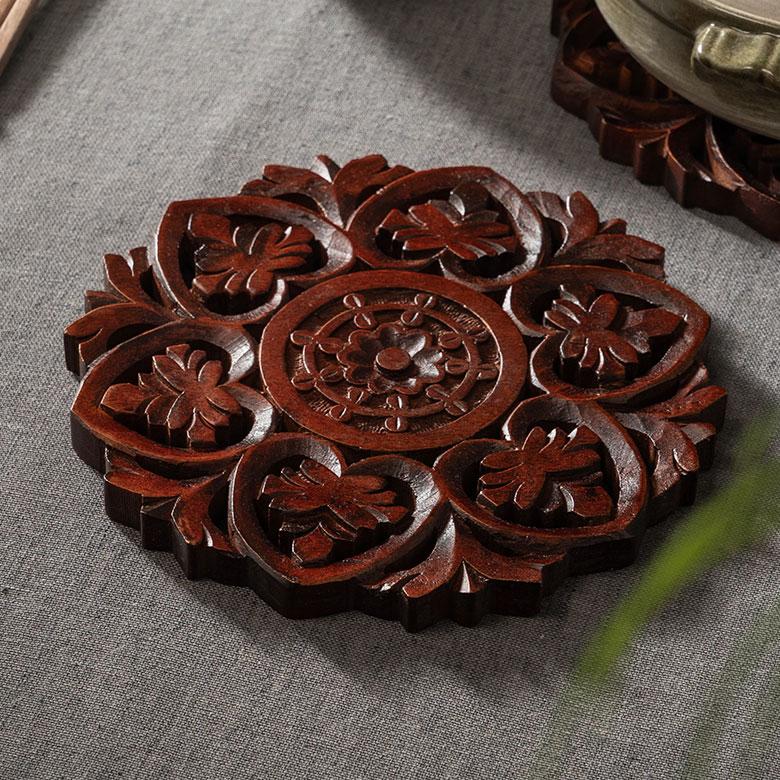 【Saya_shun さま専用】オーダー飾り棚 + 丸い鍋敷き 鍋敷き 天然 木 製 ウッド ラウンド 丸 円 キッチン ダイニング 耐熱