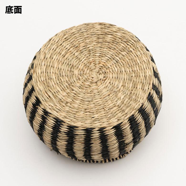 プランターバスケット ハンギング シーグラス製 黒縦ボーダー×ナチュラル 上口径20cm 51164 |  | 10