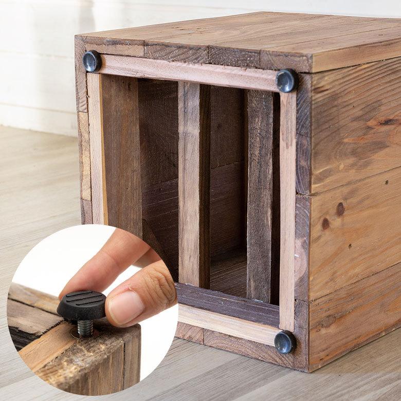 プランターカバー ウッドプランターボックス ウッドプランターカバー スクエア型 Sサイズ 5号用 インナーポット付き 底穴なし 木製 外寸 24.5×24.5cm c-51 | ブランド登録なし | 18