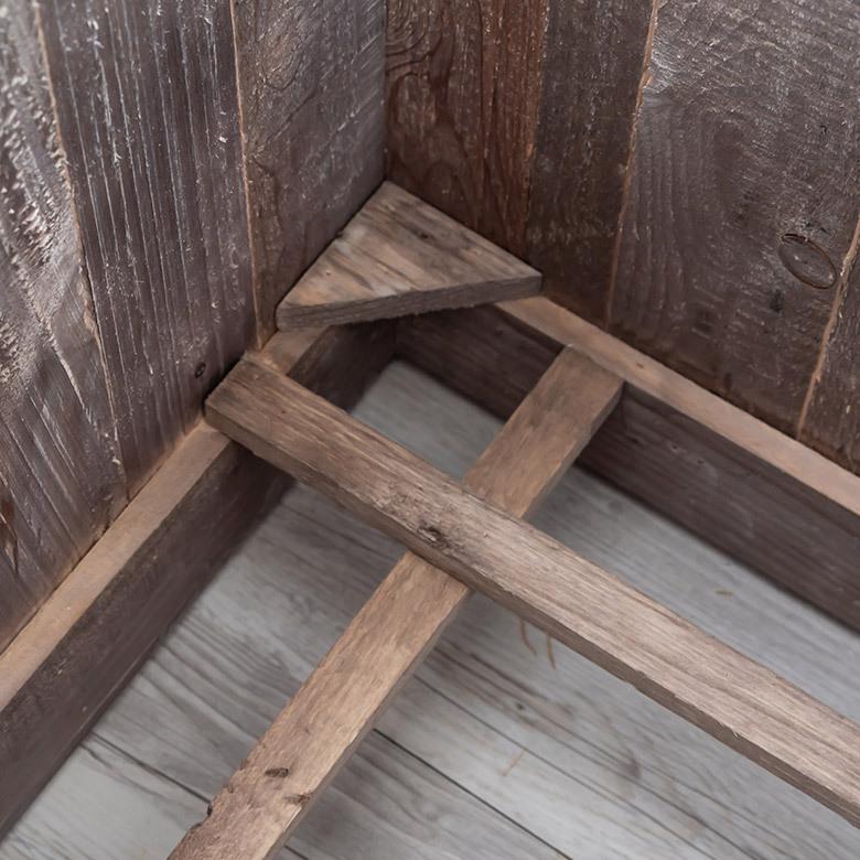 プランターカバー ウッド プランター ボックス 長方形 3分割 トール スクエア型 5号用×3 インナーポット付 底穴なし 木製 51171 |  | 07