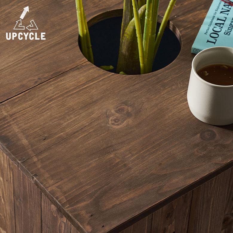 プランター テーブル プレート 正方形 カバー 蓋 ふた 天板 53.5cm L 木 製 ウッド 植木 鉢 植え テーブル サイド おしゃれ 北欧 家具 インテリア アジアン a-5 | ブランド登録なし | 05