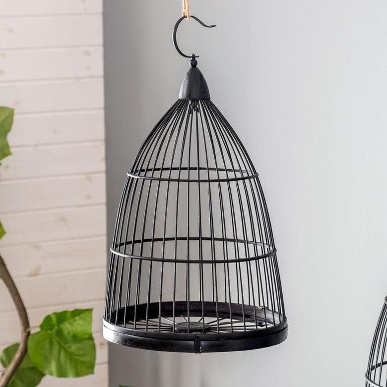 鳥かご 竹 バンブー 黒 ブラック SSサイズ フック 吊り下げ つりさげ 51191 |  | 11