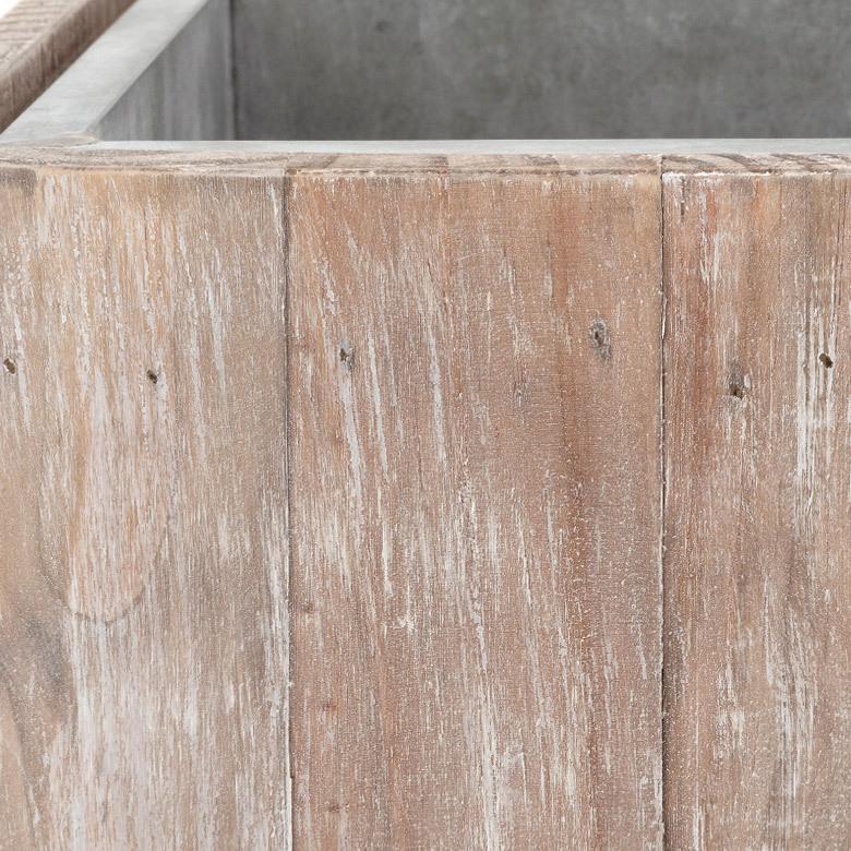 傘立て スリム 角型 古木風仕上げ 木製 ホワイトウォッシュ W 約 24.5cm D 24.5cm H 55cm 51257-wh |  | 11