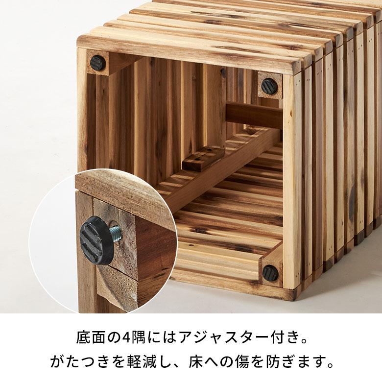 プランター カバー ボックス ウッド 天然 木 製 Sサイズ 5号用 インナー ポット 付 正方形 植木 鉢 テラス 玄関 おしゃれ 北欧 雑貨 インテリア アジアン 51367_18
