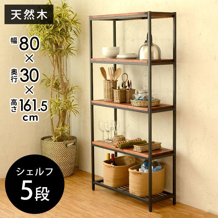 アイアンフレームの5段シェルフ タバス TABAS 63000 : アジア工房
