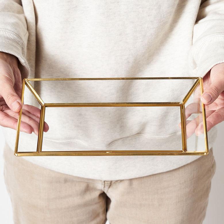 キャッシュ トレー ケース トレイ つり銭 ガラス 真鍮 ゴールド アクセサリー コイン マネー ディスプレイ アンティーク おしゃれ 北欧 アジアン 雑貨 63190 | ブランド登録なし | 13