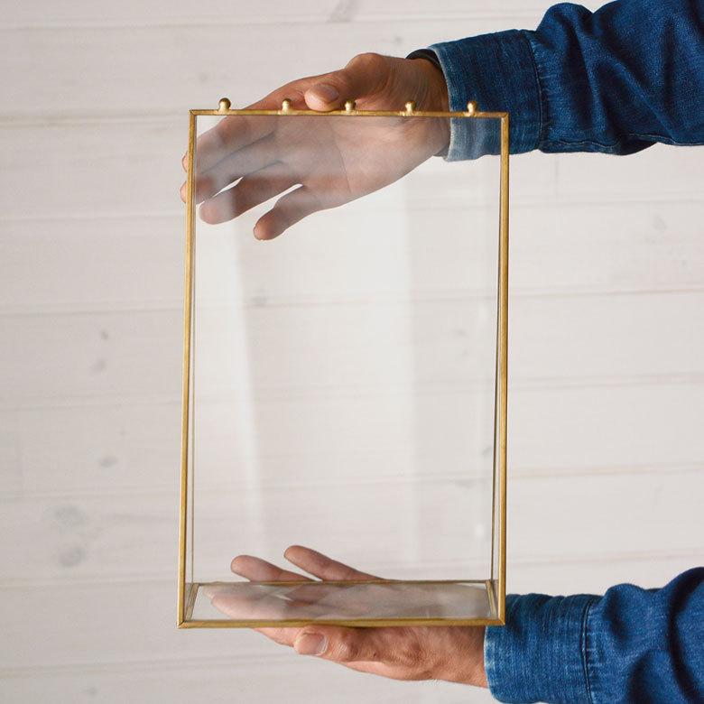 ガラス 真鍮 アクセサリー スタンドケース 63200 |  | 02