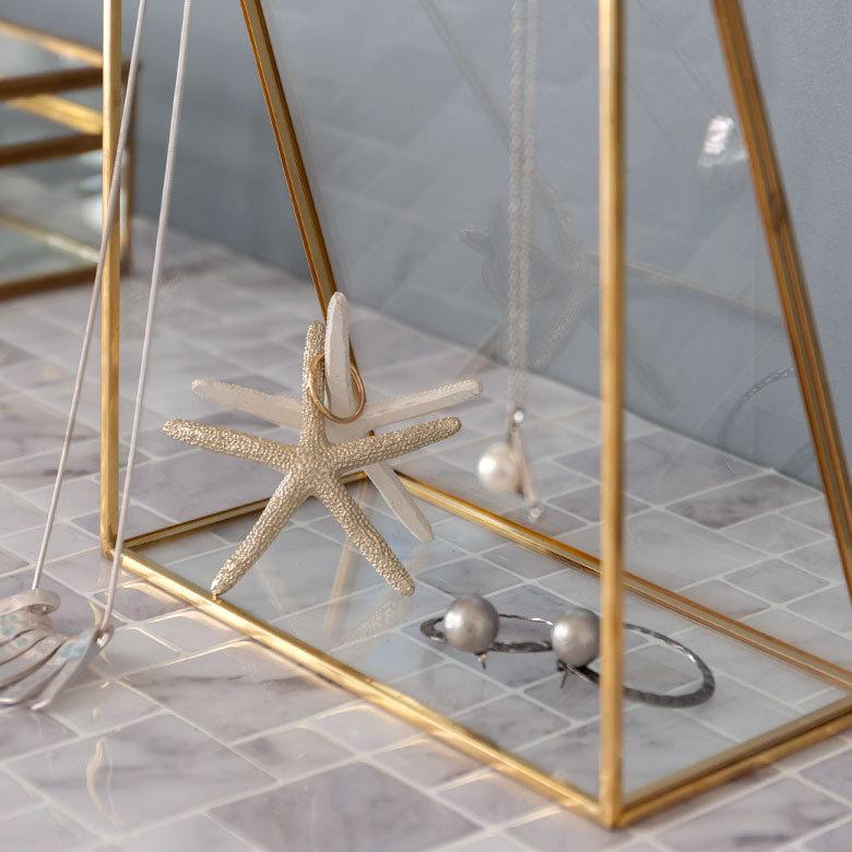 ガラス 真鍮 アクセサリー スタンドケース 63200 |  | 05