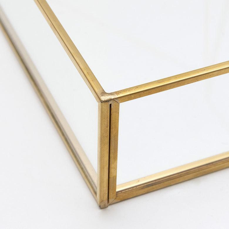 ガラス 真鍮 ジュエリーボックス 63210 : アジア工房 - 通販 - Yahoo