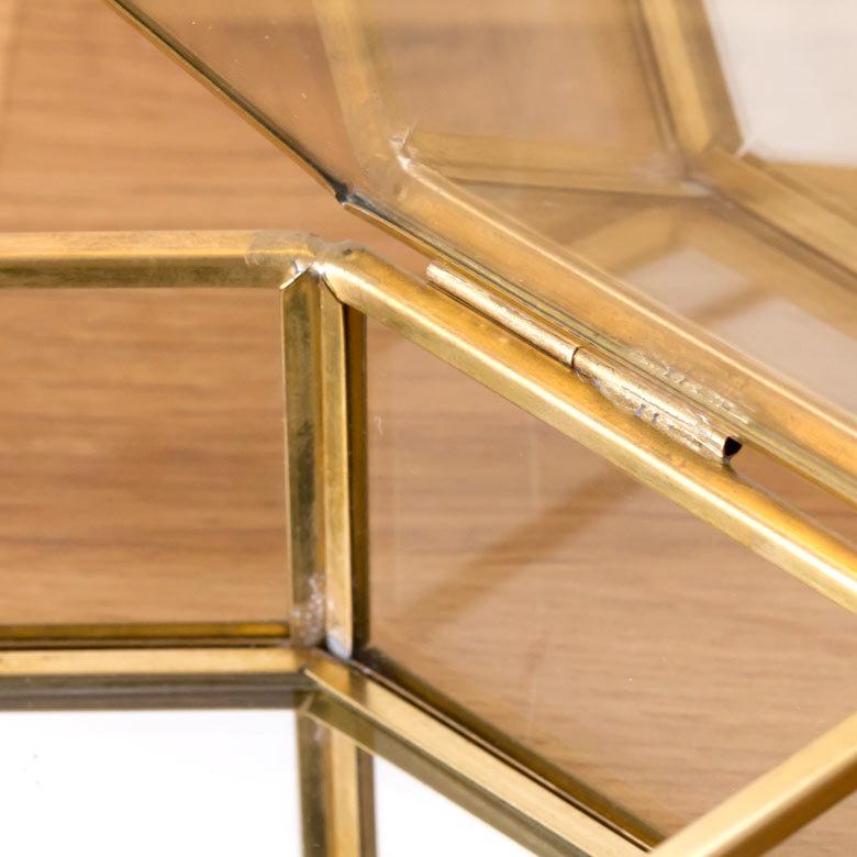 ガラス 真鍮 フタ付きジュエリーケース 63220 |  | 08