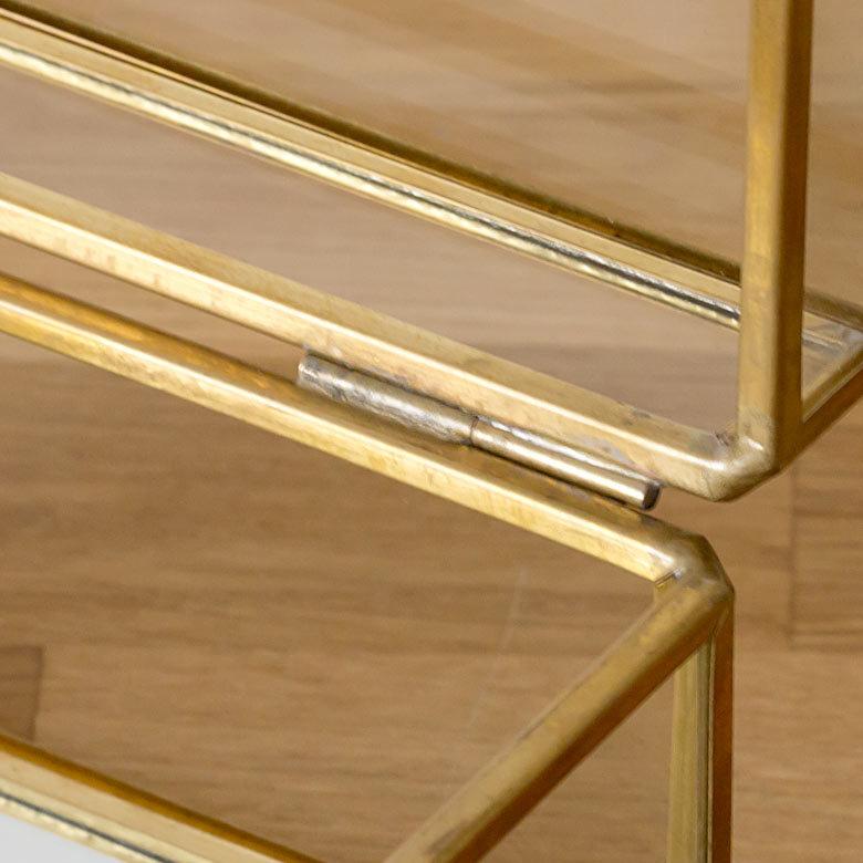 ガラス 真鍮 ストッパー付き収納 ケース 63240 |  | 07