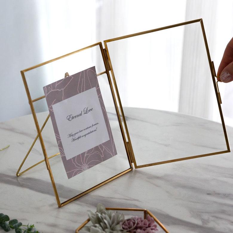 ガラス 真鍮 フォトフレーム 63270 |  | 01