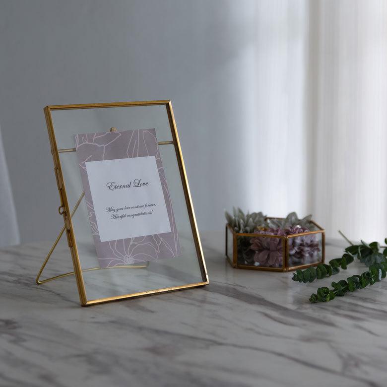 ガラス 真鍮 フォトフレーム 63270 |  | 10