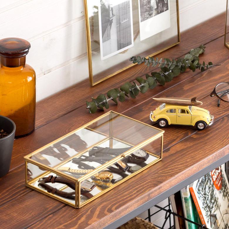 ガラス 真鍮 ジュエリーボックス 6328 |  | 06