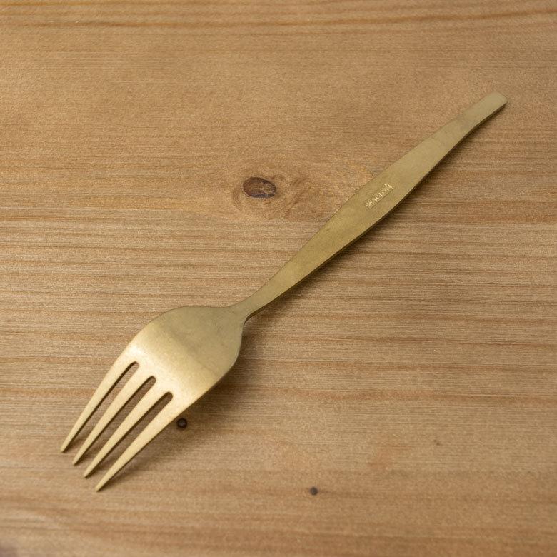 メール便対応 デザートフォーク マット ゴールド つや消し ヴェリーノ 66661 |  | 10