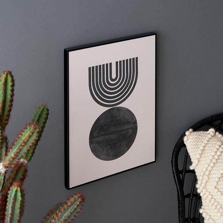 アート パネル フレーム付き モノトーン モノクロ W 30cm D 40cm