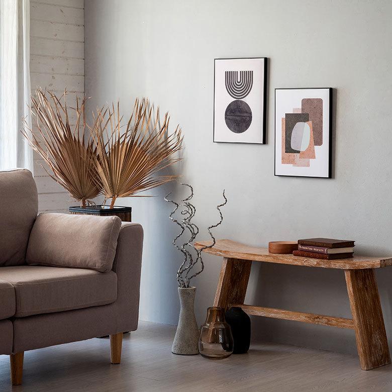 北欧 アートポスター フレーム付き モノクロ ポスター 壁掛け アート パネル フレーム付き モノトーン モノクロ W 30cm D 40cm