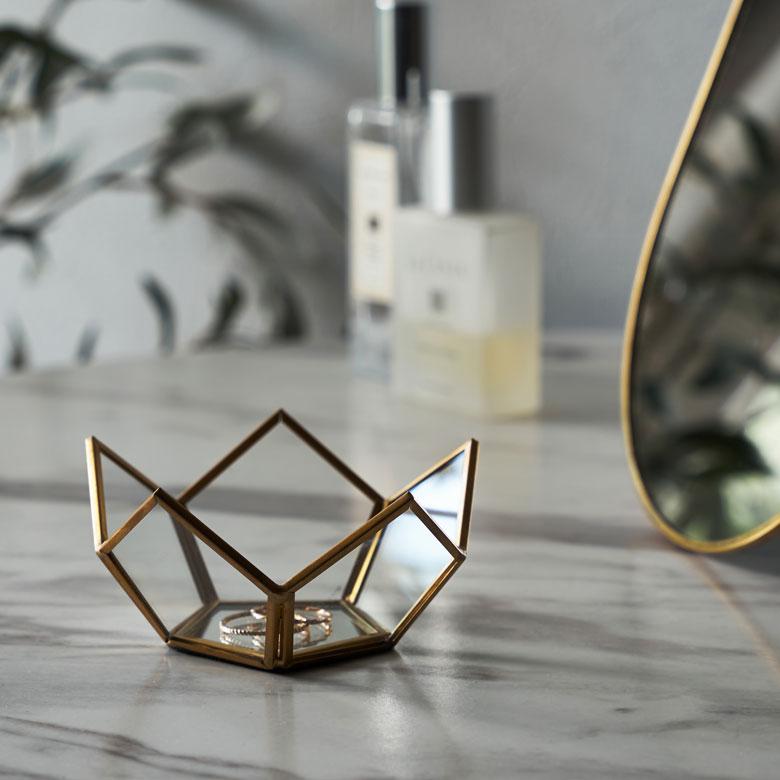 キャンドル ホルダー 鏡 ガラス 真鍮 ゴールド 直径9cm アクセサリー 小物 入れ 収納 デコレーション ディスプレイ おしゃれ 北欧 雑貨 アジアン 雑貨 67126 | ブランド登録なし | 07