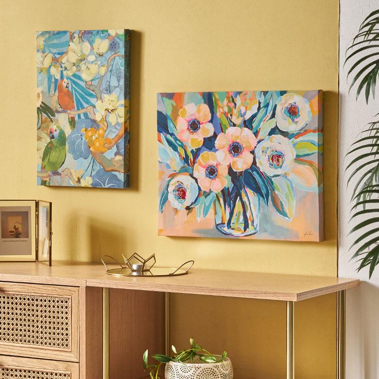 アート パネル フラワー 花 ブーケ キャンパス 50×40 植物 壁掛け