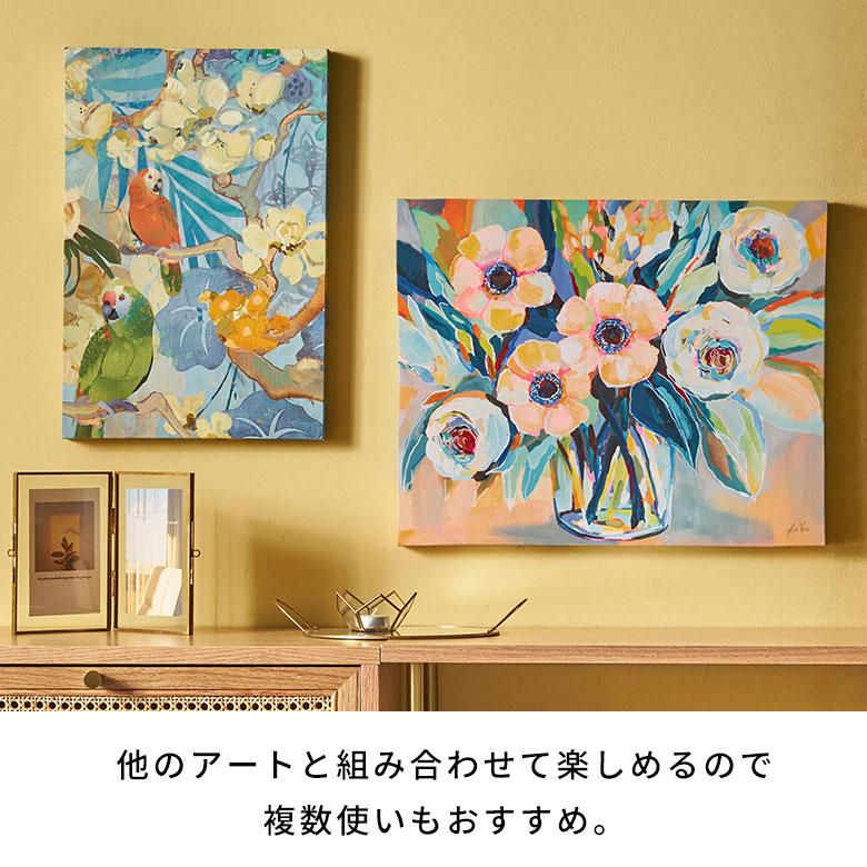 アート パネル フラワー 花 ブーケ キャンパス 50×40 植物 壁掛け ボード ウォール デコレーション インテリア おしゃれ 北欧 リゾート 雑貨 西海岸風 67145｜asia-kobo｜07