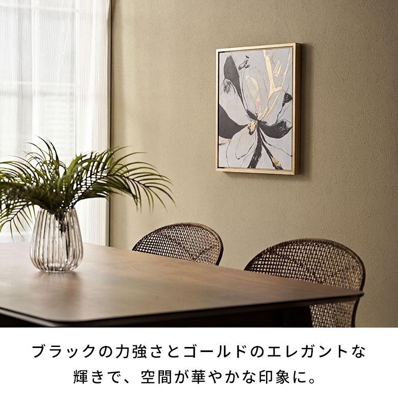 アート パネル フレーム付き フラワー 花 キャンパス 40cm×40cm 絵画