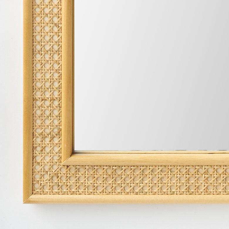 鏡 全身 壁掛け ミラー おしゃれ ラタン 立てかけ 全身鏡 姿見 大型