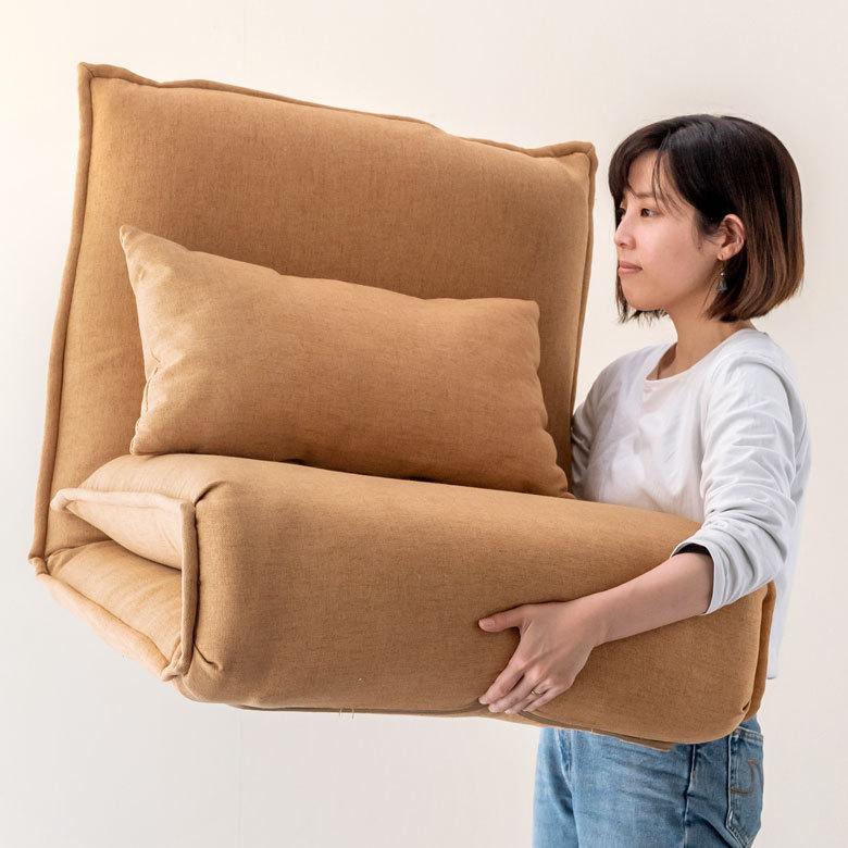 フロアソファ クッション付き 6段階 リクライニング 一人掛け コンパクト 70113 |  | 18