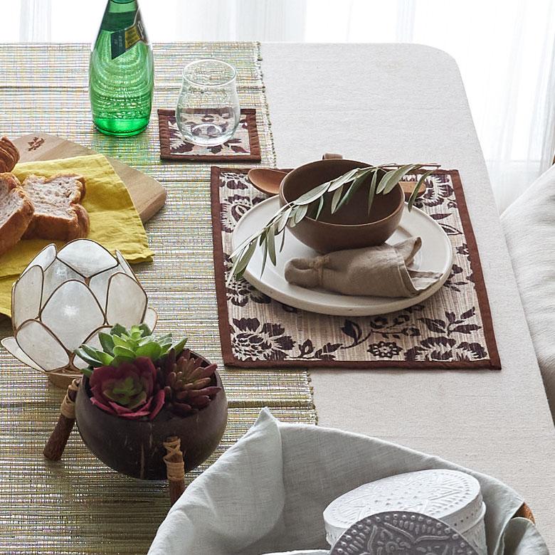 ランチョンマット＆テーブルセンター&コースター Pepele 様ご依頼分