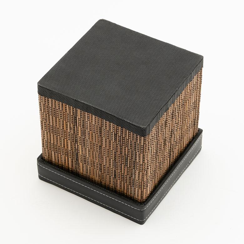 トイレットペーパーケース パームリディ 天然素材 約 W 15 × D 15 × H 15 cm ホルダー カバー ボックス ティッシュ ロール 収納 インテリア　四角形 8423 | ブランド登録なし | 11