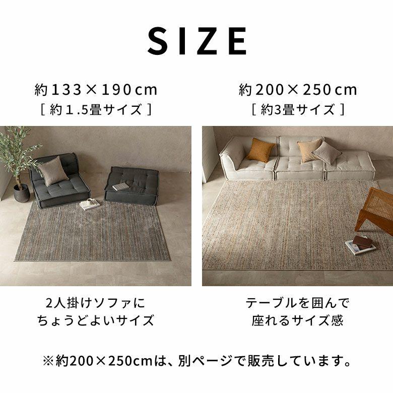 ラグ ウィルトン織 ラグマット ベルギー カーペット 200×250 3畳 薄手