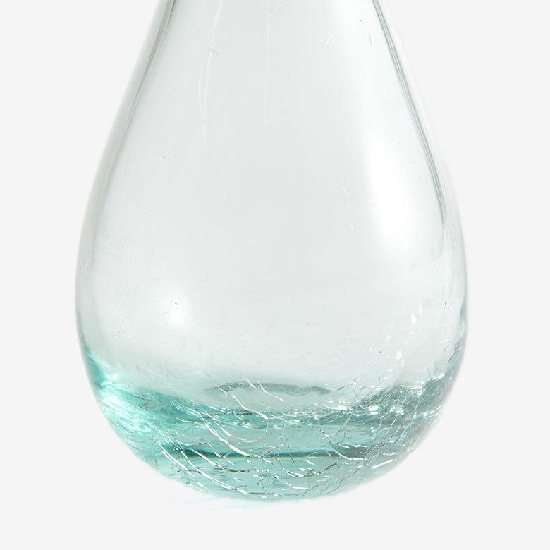 一輪挿し 花瓶 ガラス グリーン 緑 ブルー 水色 クリア ミント 約 W