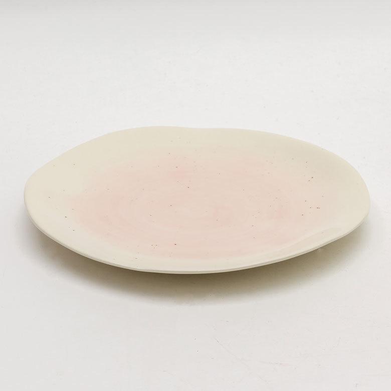 プレート 陶器 30cm ブルー ピンク [90004-bl,90004-pk]【 皿 食器 平皿 丸皿 カフェ ラウンド ホワイト 】 |  | 13