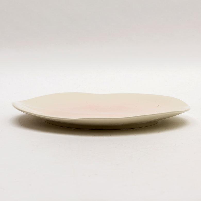 プレート 陶器 30cm ブルー ピンク [90004-bl,90004-pk]【 皿 食器 平皿 丸皿 カフェ ラウンド ホワイト 】 |  | 15