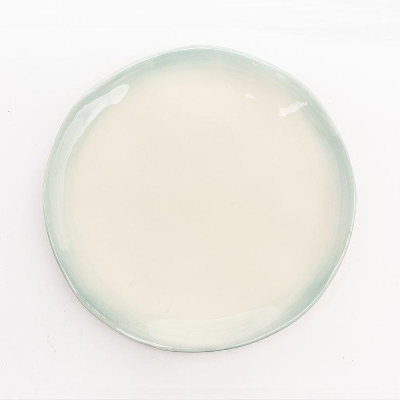 プレート 陶器 30cm ブルー ピンク [90004-bl,90004-pk]【 皿 食器 平皿 丸皿 カフェ ラウンド ホワイト 】 |  | 06
