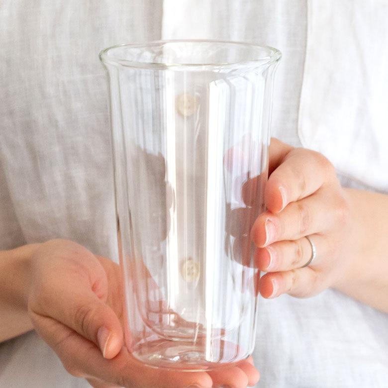グラス ダブルウォール 耐熱ガラス 340ml 2層構造 クリア 90388 |  | 04