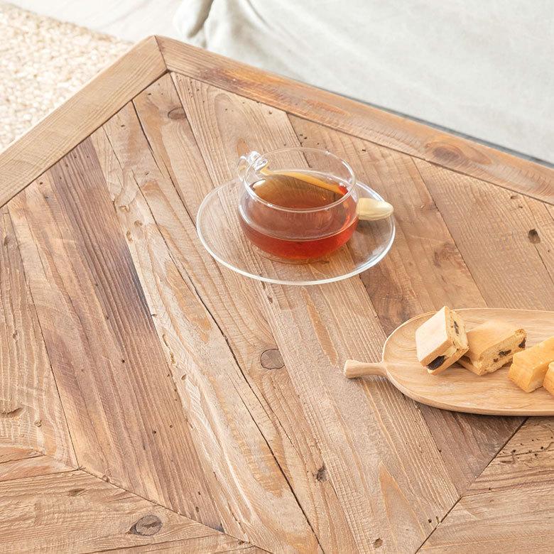 センターテーブル テーブル 木製 W 100 × D 100 H 36 cm 正方形 91510｜asia-kobo｜03