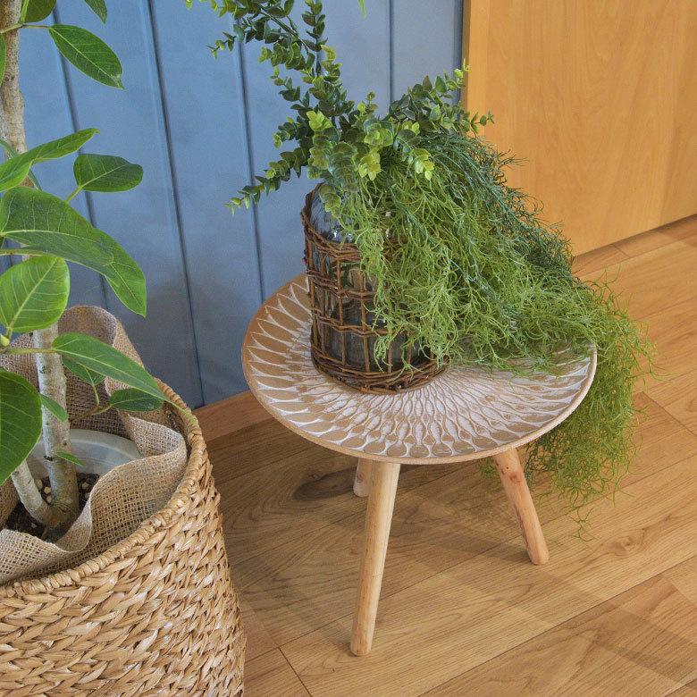 東谷 トレー テーブル 天然木 サイド コーヒー ナイト ラウンド  