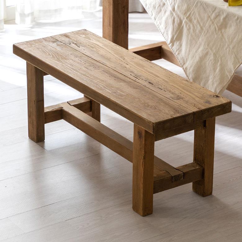 東谷 ダイニング ベンチ ウッド 古材 長 椅子 チェア いす イス 玄関