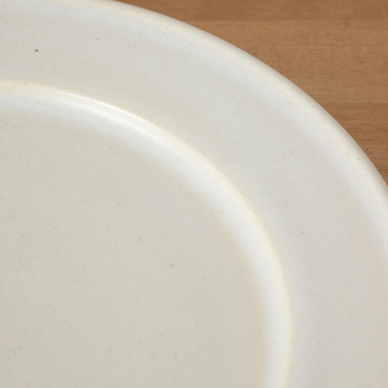 中皿 21.3cm 陶器製 グラタン皿 受け皿 電子レンジ・オーブン使用可 白 カラメル 92083 |  | 12