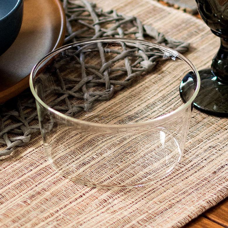 参考画像　ガラス食器 ガラスボウル 耐熱ガラス 径12cm 450ml 電子レンジOK [92093]【 ガラス