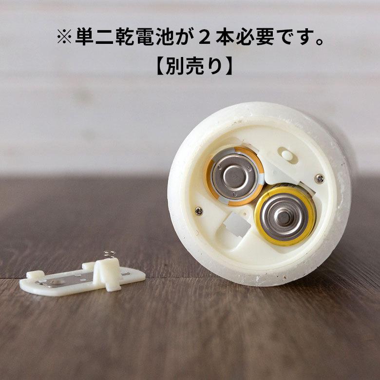 キャンドル型 LEDライト エンキンドル ラスティクピラー 3ｘ7 ブラウン ホワイト 92115 |  | 11