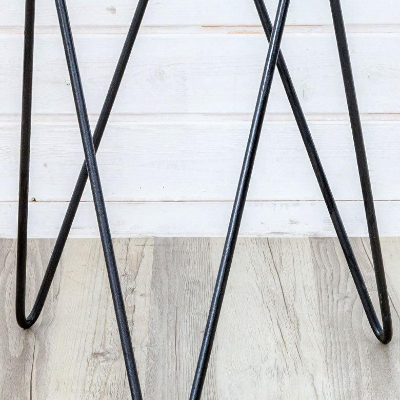 ディスプレイスタンド 木製 アイアン 直径31cm 高さ48cm [92125]【 ウッド ディスプレイ スタンド 天然木 寄木 パーケット プランターテーブル 在宅勤務 】 |  | 06