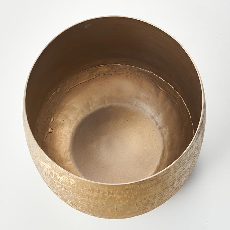 プランター カバー アルミ ポット アルミニウム 金属 8号 底穴なし