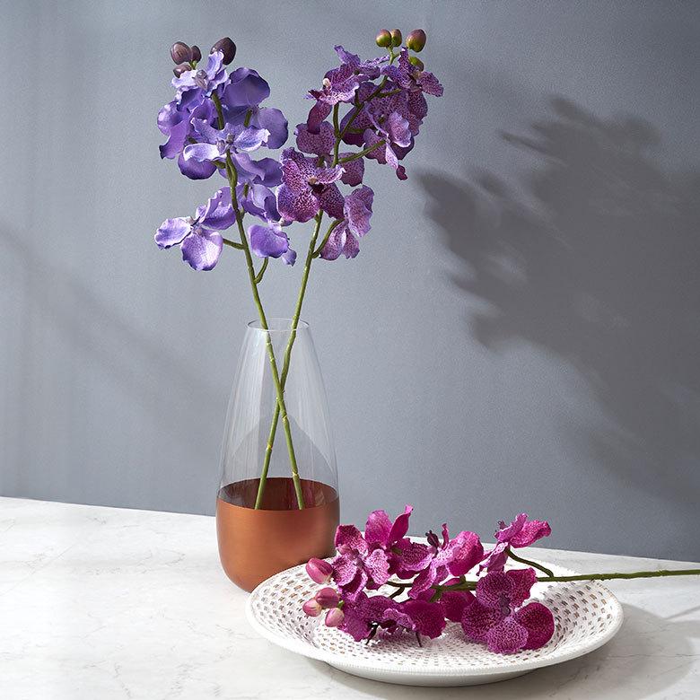 おいしくるくる★バカラ フラワー 花 パーツ 赤 紫 緑 3個セット おいしくるくる様専用☆バカラ フラワー 花 パーツ 赤 紫 緑 3個セット